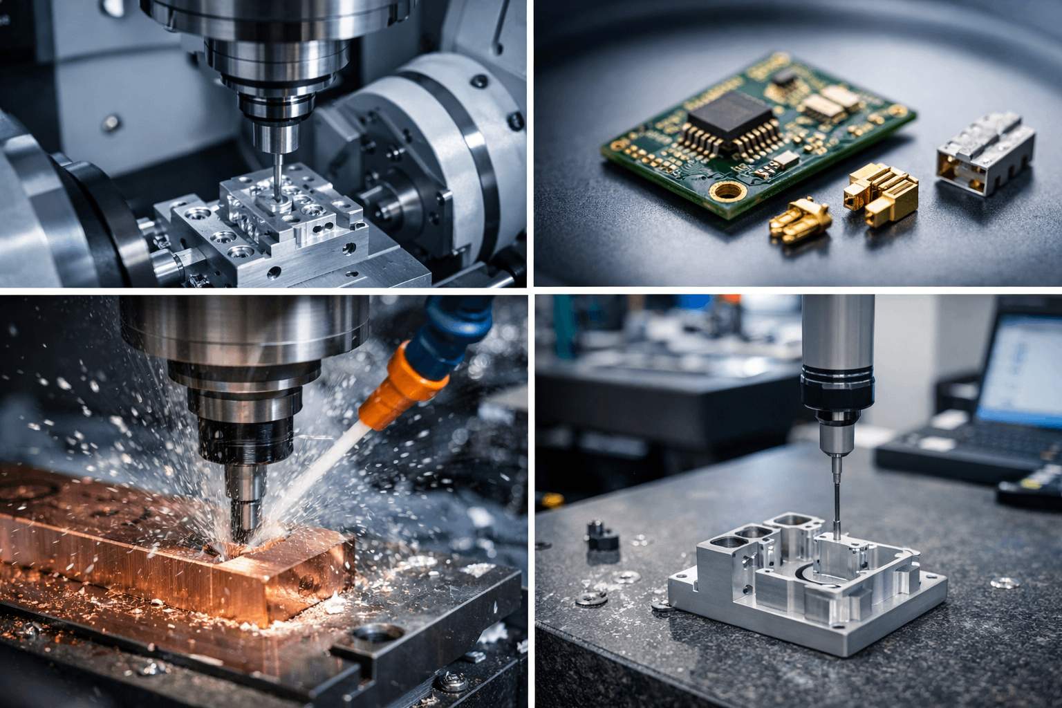 Lavorazione CNC di precisione per l'elettronica: sfide e soluzioni